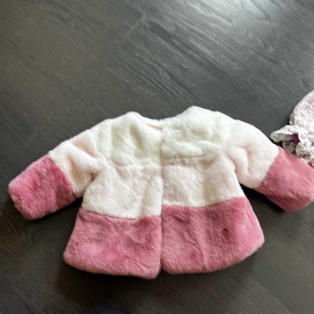 Adorable childrens fur coat